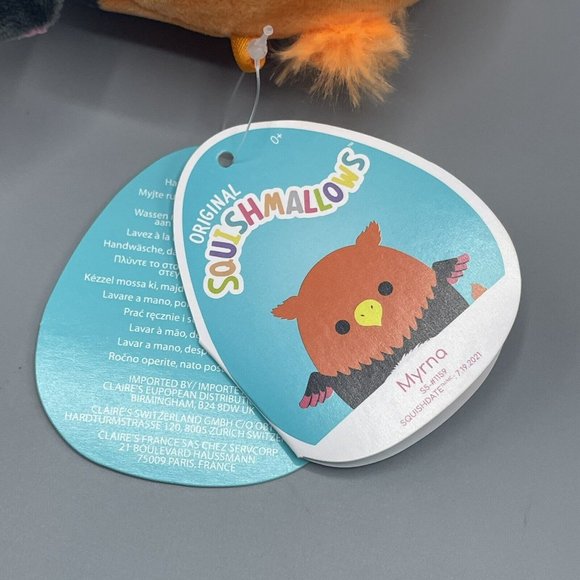 Squishmallows 5" Myrna The Griffin Exclusive Blacklight Collection  VHTF NEW - Picture 6 of 8